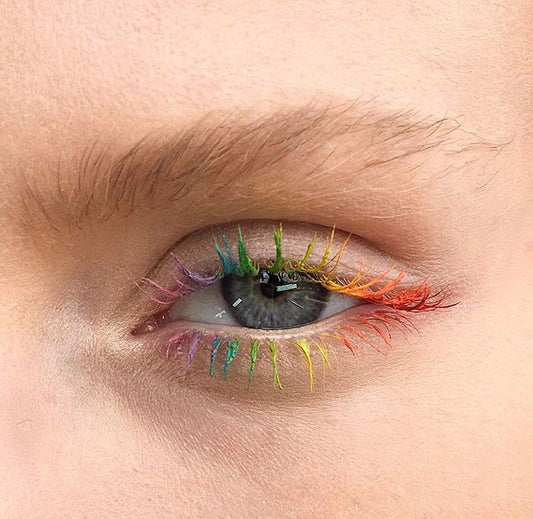 rainbow eye makeup rainbow mascara