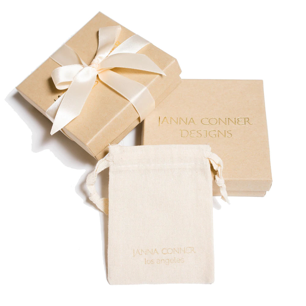 janna Conner branded jewelry box and pouch