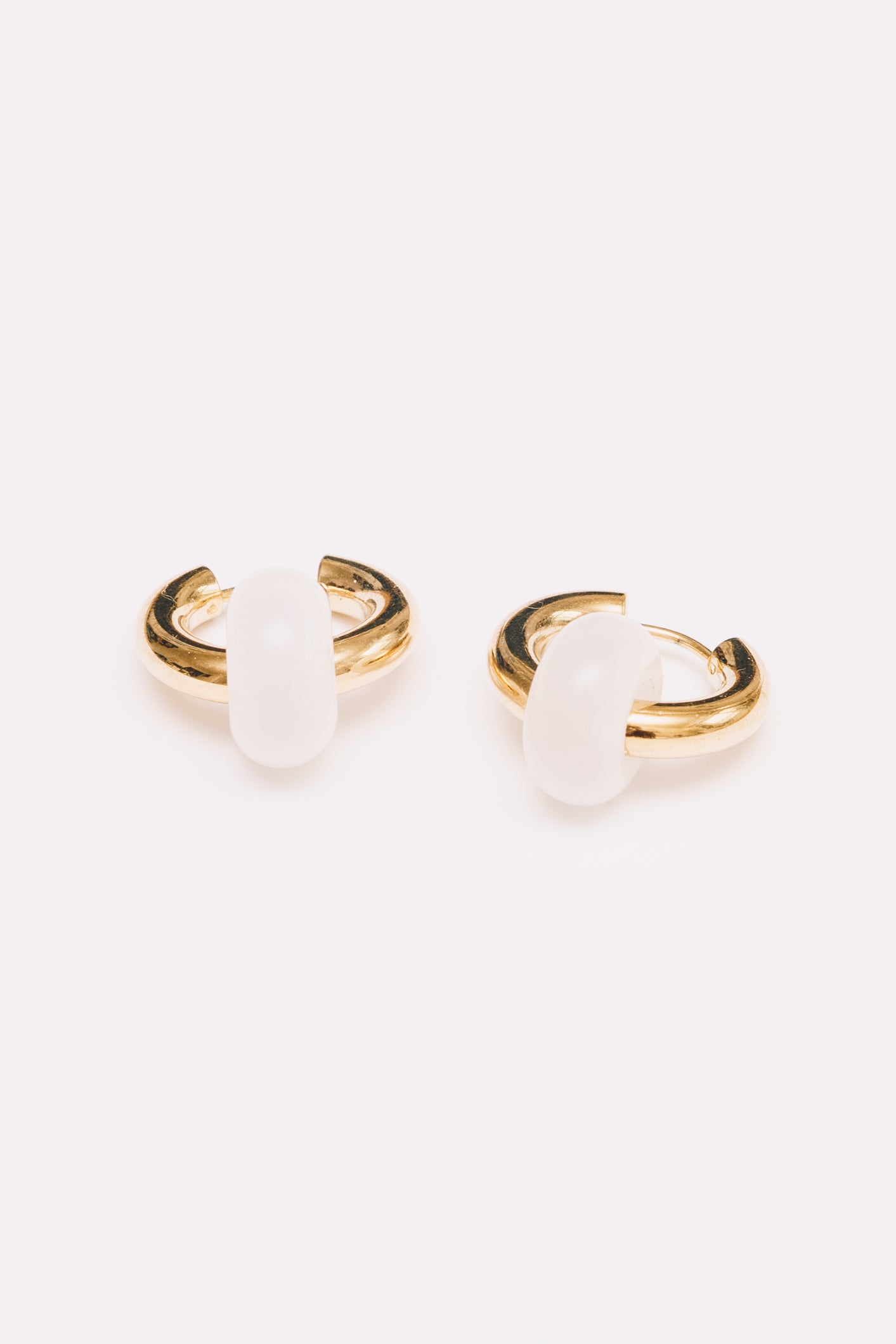Mix & Match Hoop Earrings | Semi-Precious Charms, Endless Style | 18K gold Plating