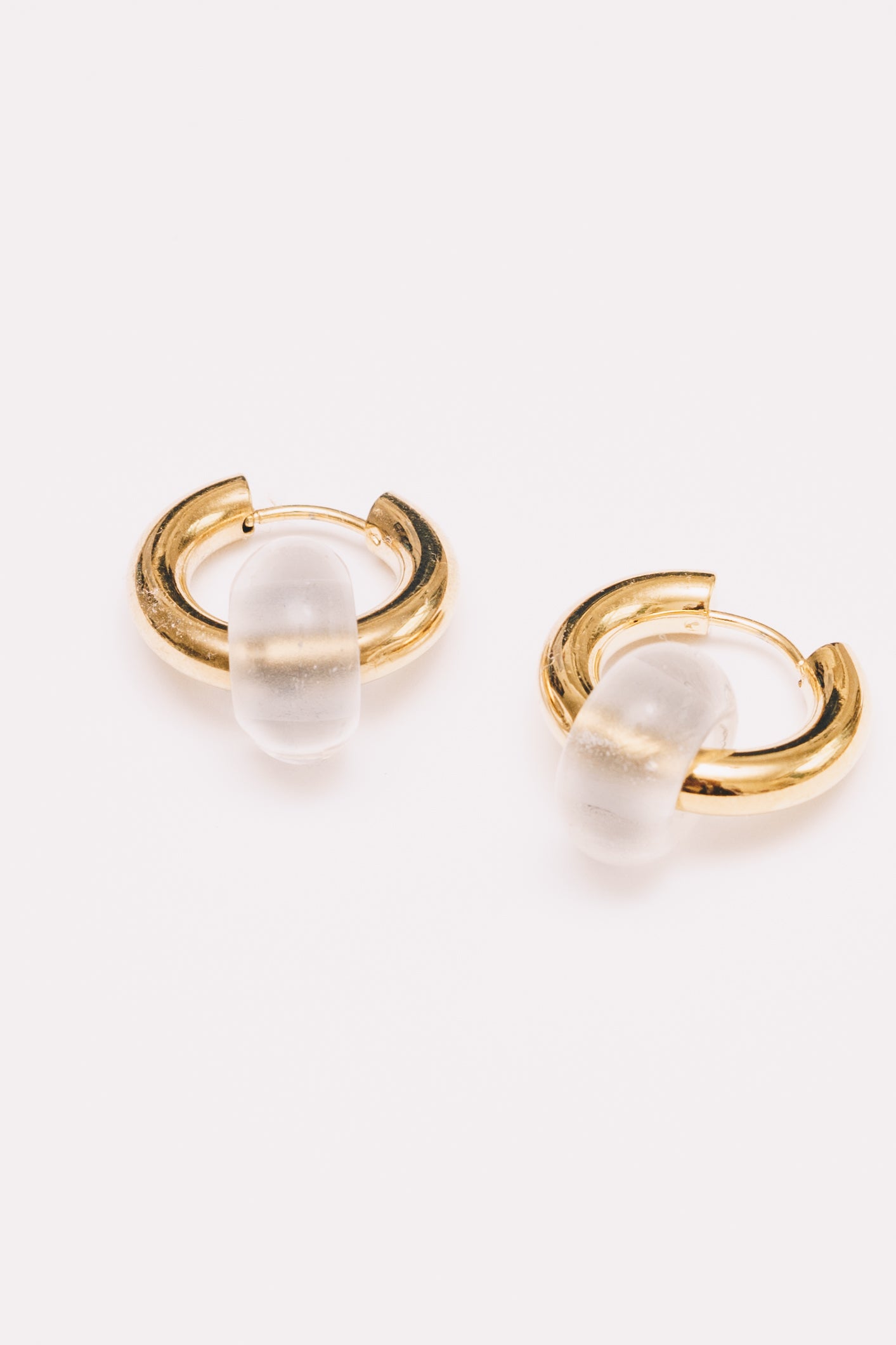 Mix & Match Hoop Earrings | Semi-Precious Charms, Endless Style | 18K gold Plating