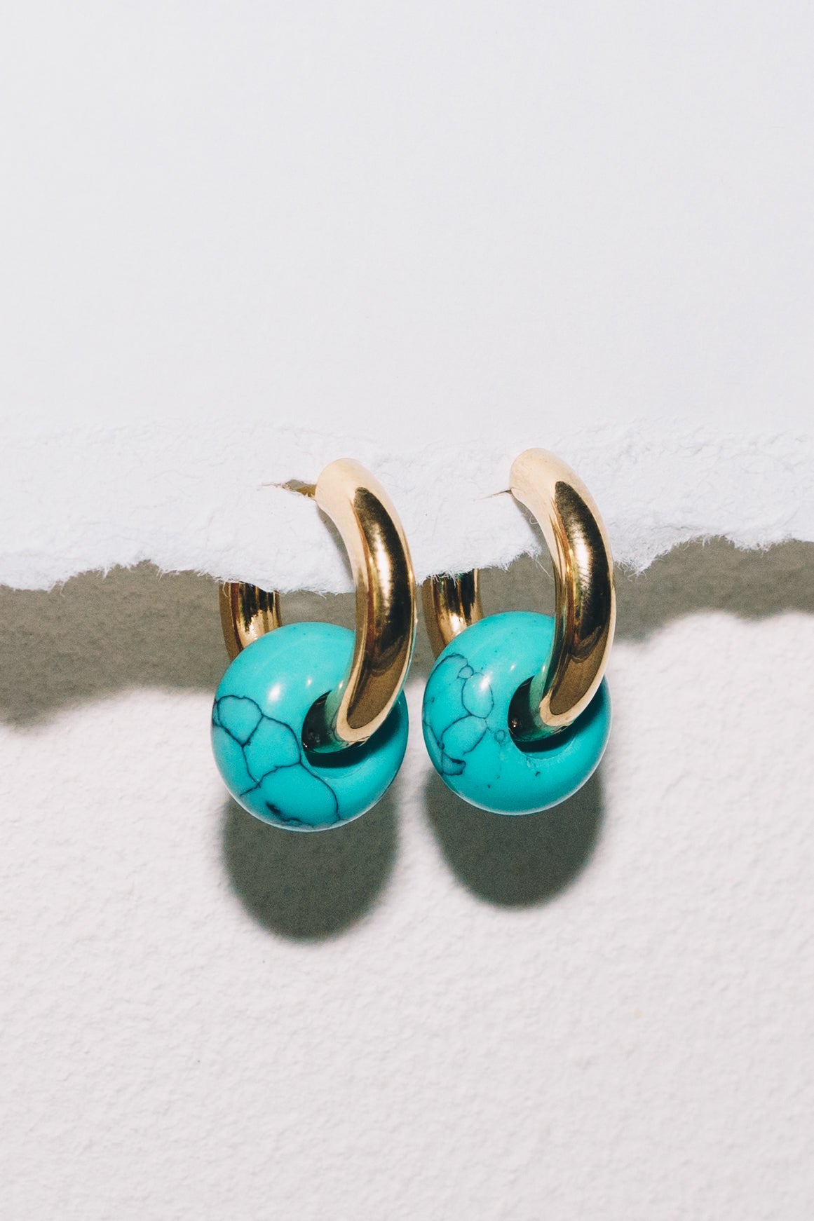 Mix & Match Hoop Earrings | Semi-Precious Charms, Endless Style | 18K gold Plating