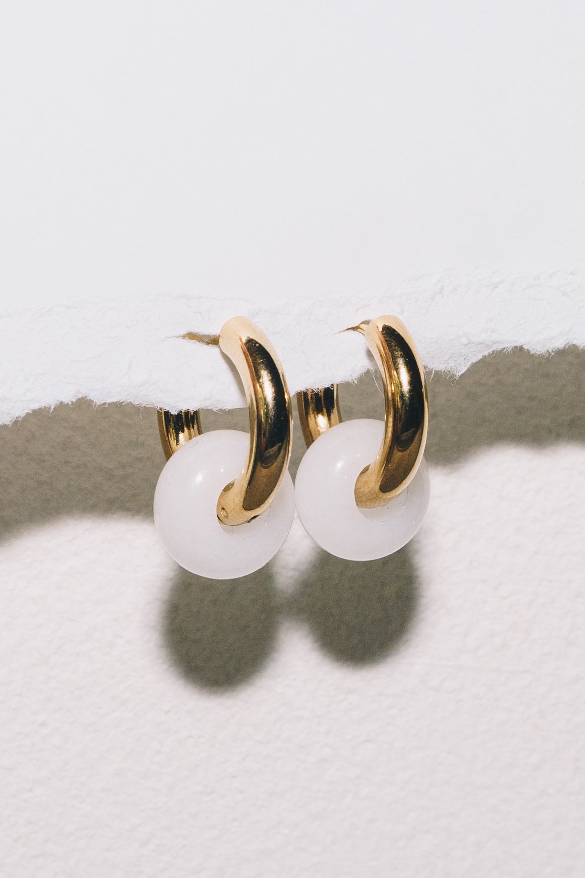 Mix & Match Hoop Earrings | Semi-Precious Charms, Endless Style | 18K gold Plating