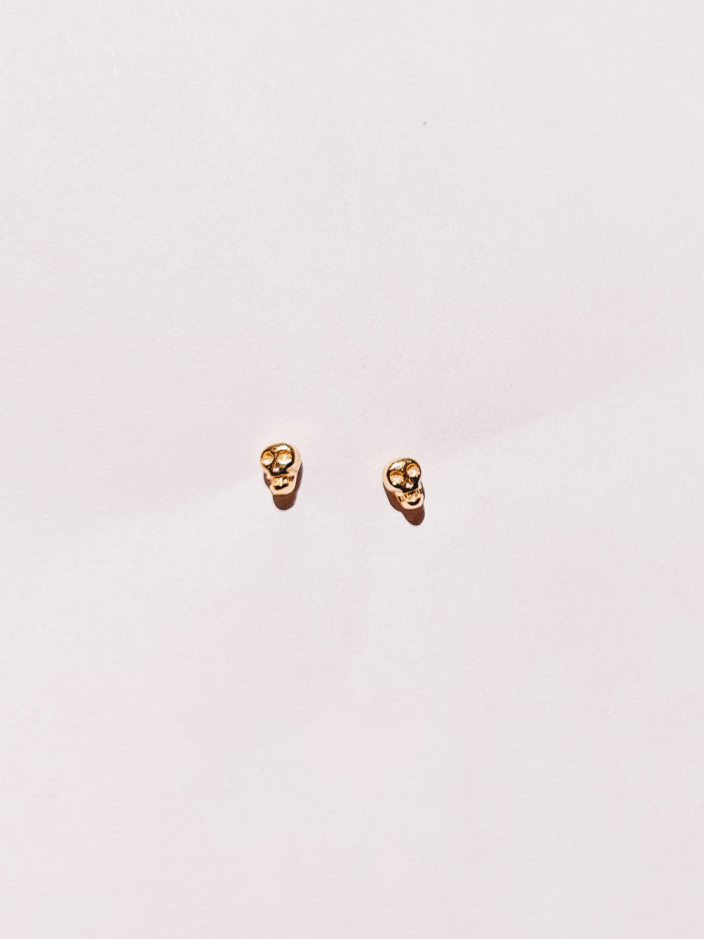 Squelette Tiny Studs | 18k Gold Plating over .925 Silver