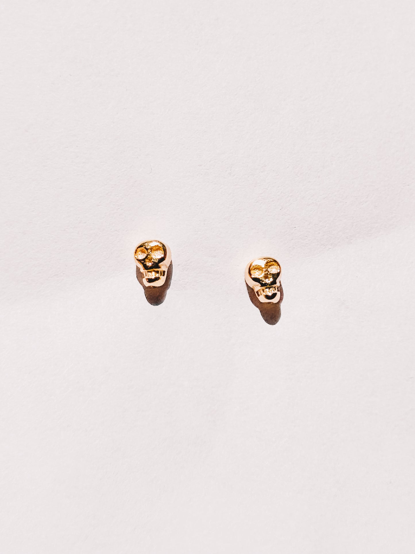 Squelette Tiny Studs | 18k Gold Plating over .925 Silver