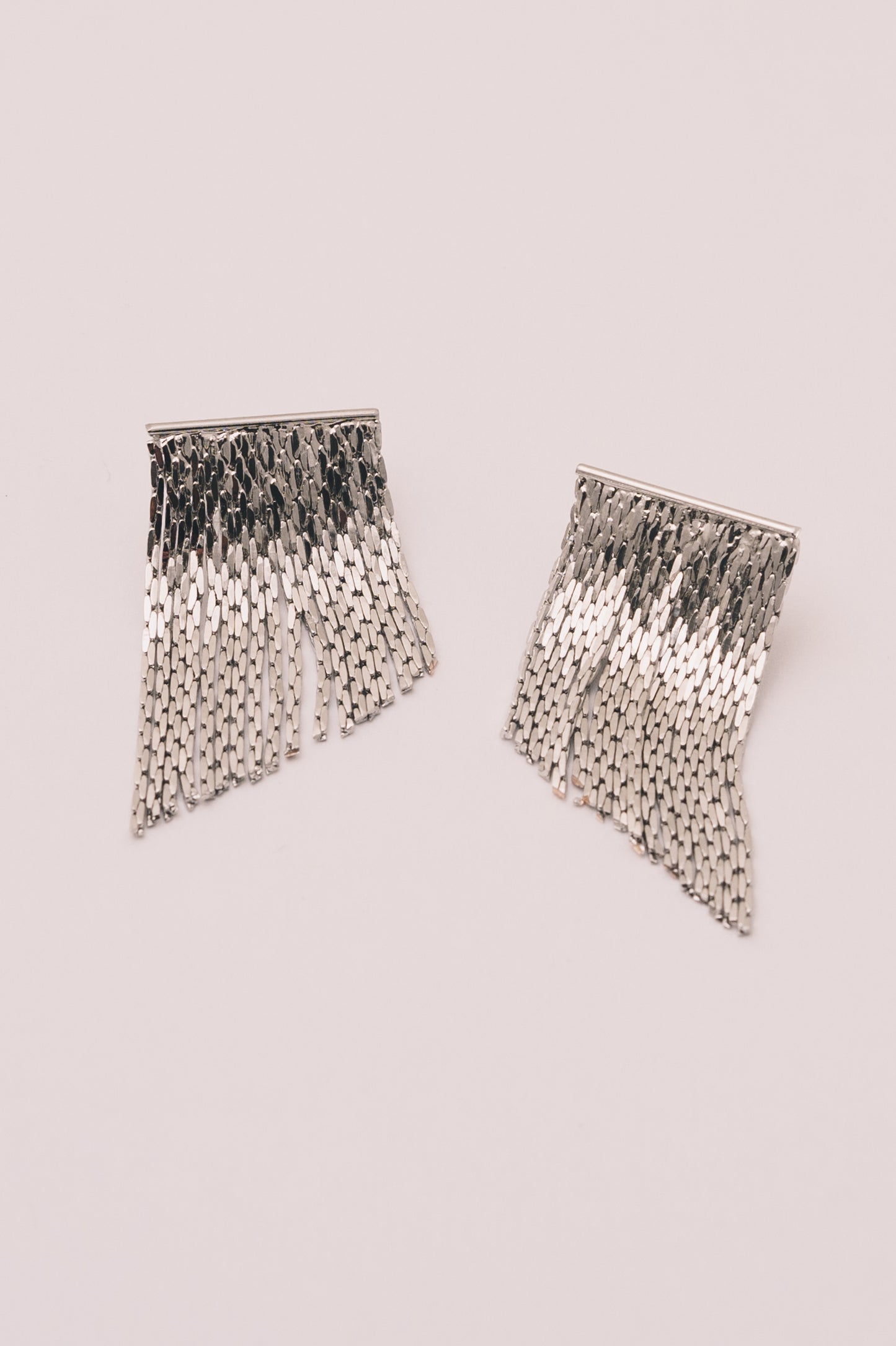 Maurise Fringe Stud Earrings | 18k Gold Plating