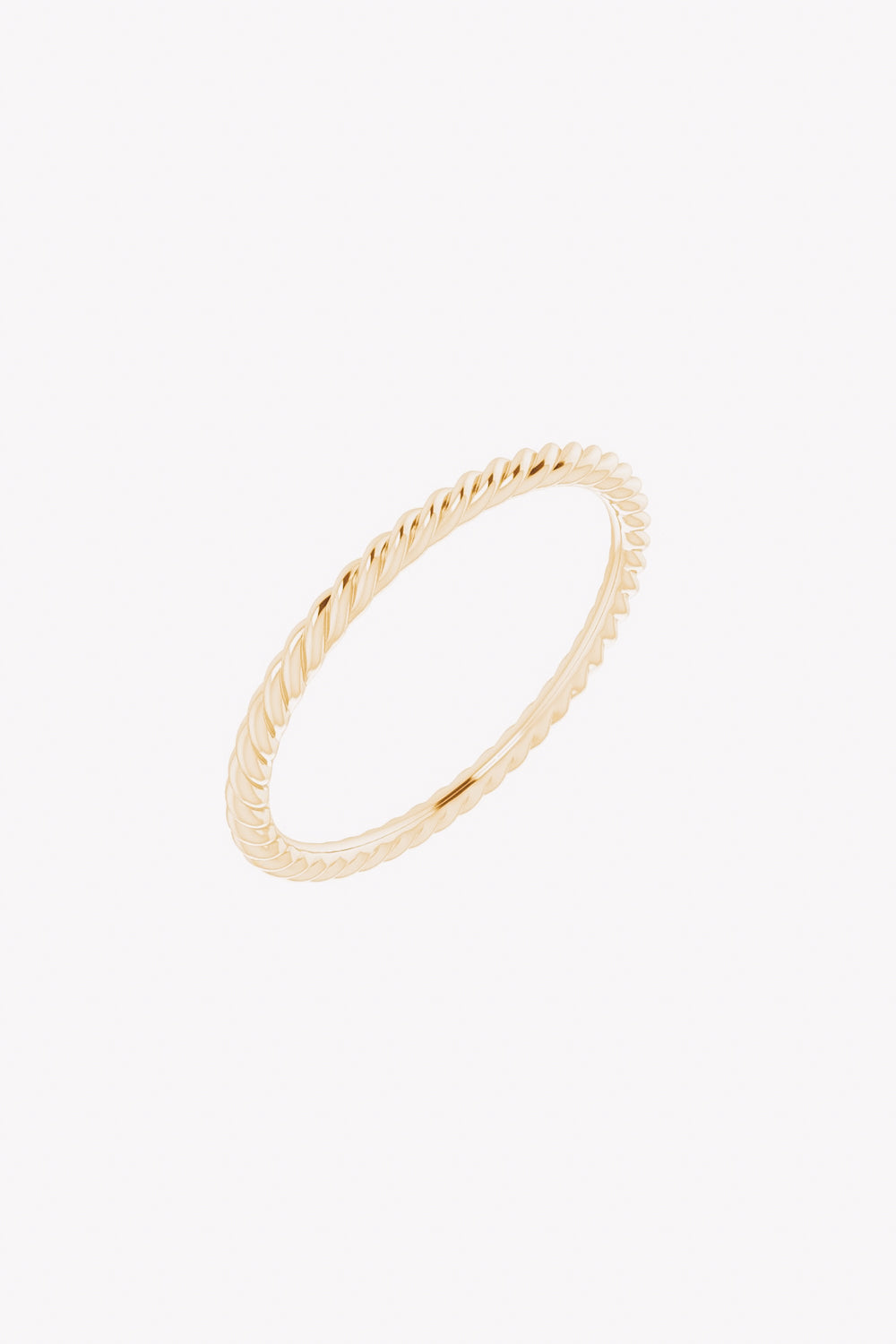 1.5 mm Skinny Rope Band | 14K Gold