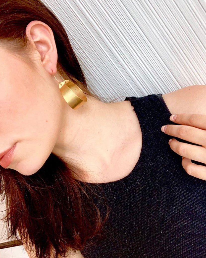 Cali Oversized Hoop Earrings | 18K Gold Plating