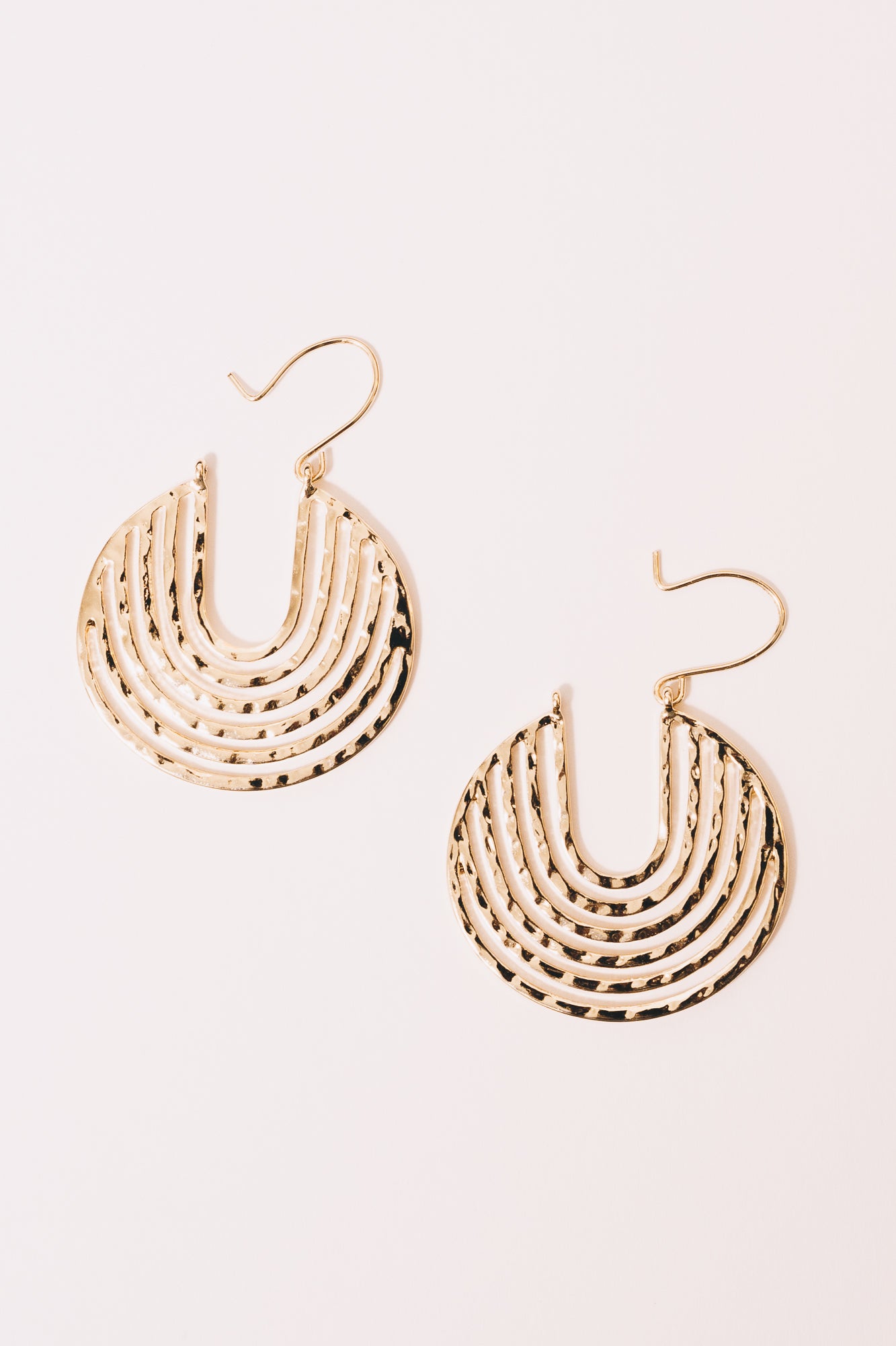 geometric hoop earrings
