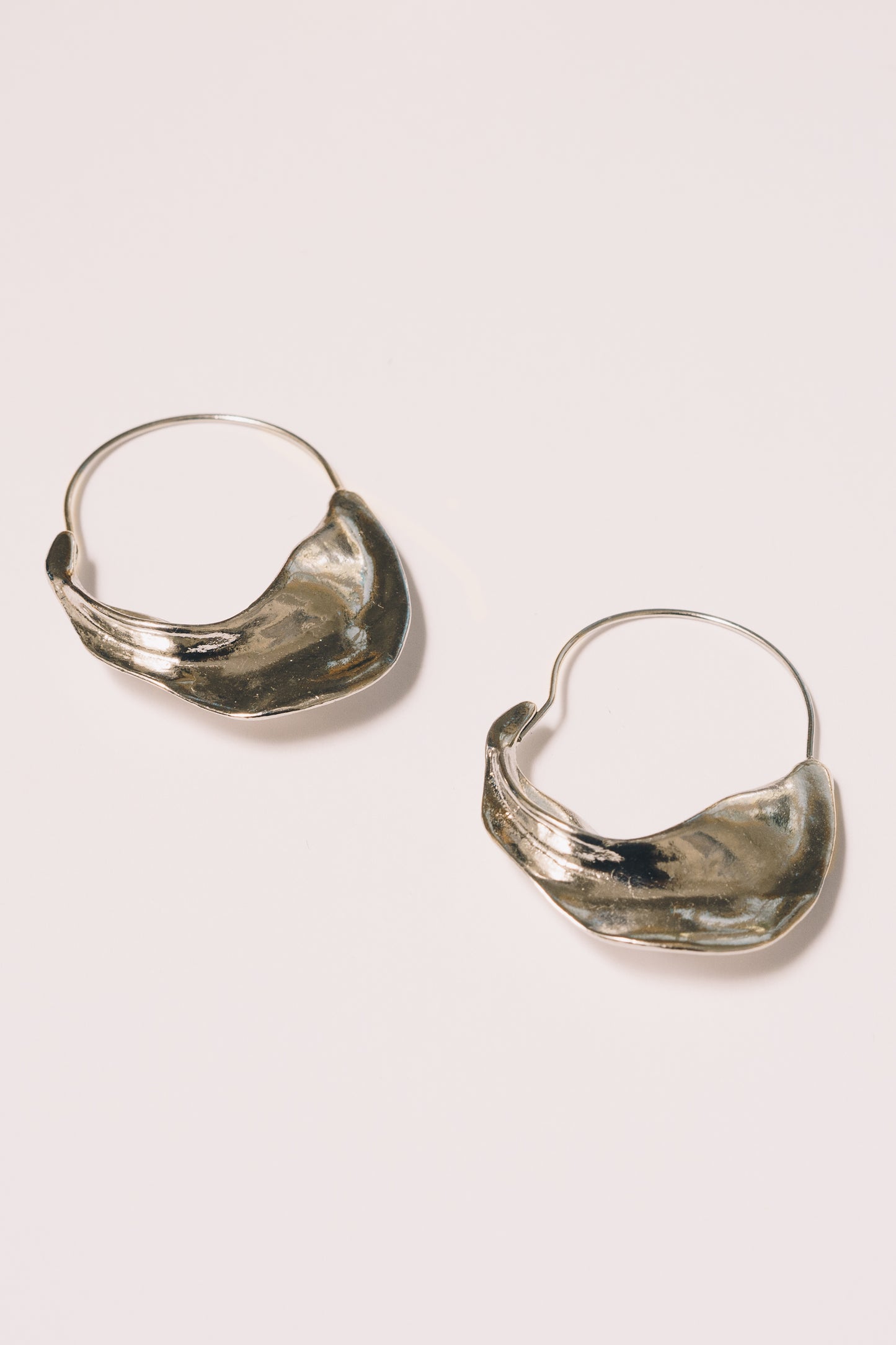 Taye Hoop Earrings | 18k White Gold Plating