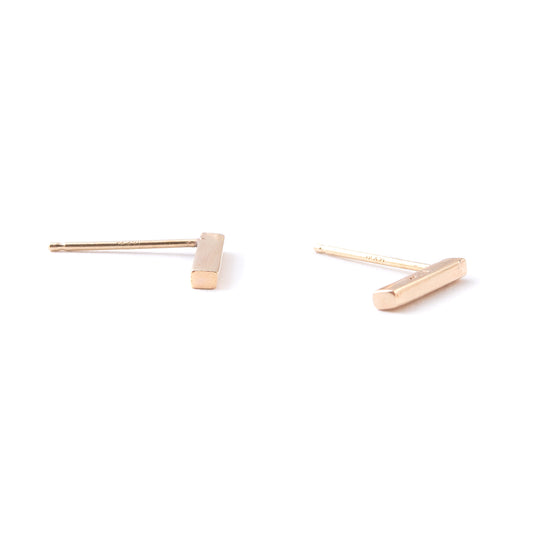 Bar Earrings | 14K Gold
