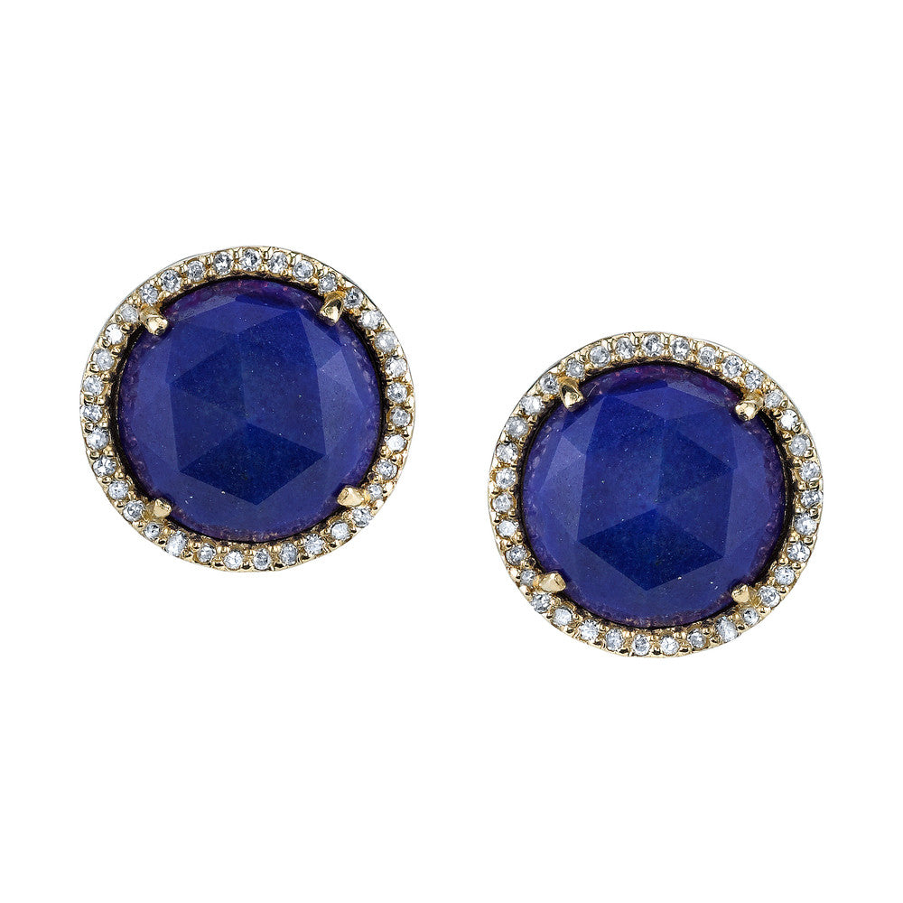Lapis Earrings | 14K Gold
