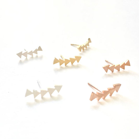 triangle ear climber set