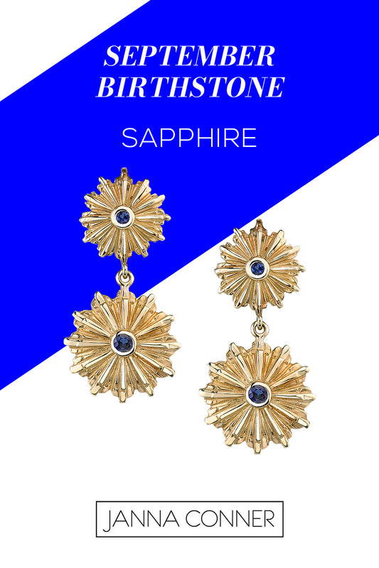 September birthstone sapphire Janna Conner Jewelry
