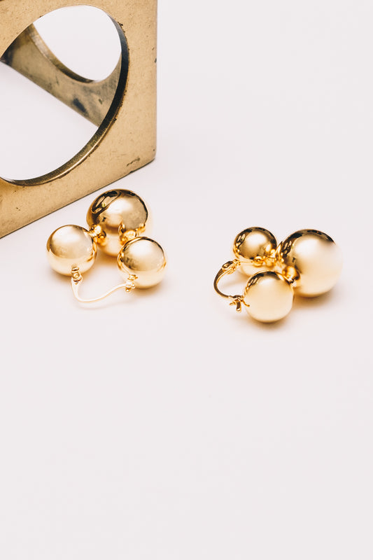 Souris Earrings | 18k Gold Plating