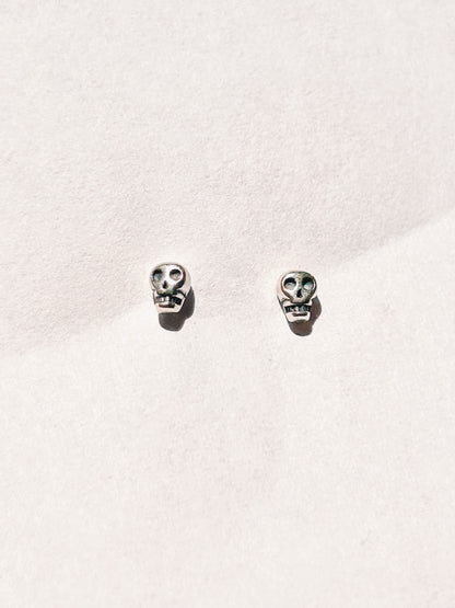 Squelette Tiny Studs | 18k Gold Plating over .925 Silver