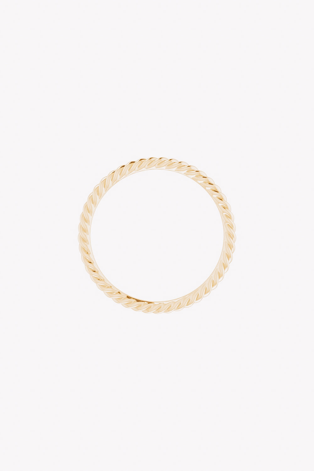 1.5 mm Skinny Rope Band | 14K Gold