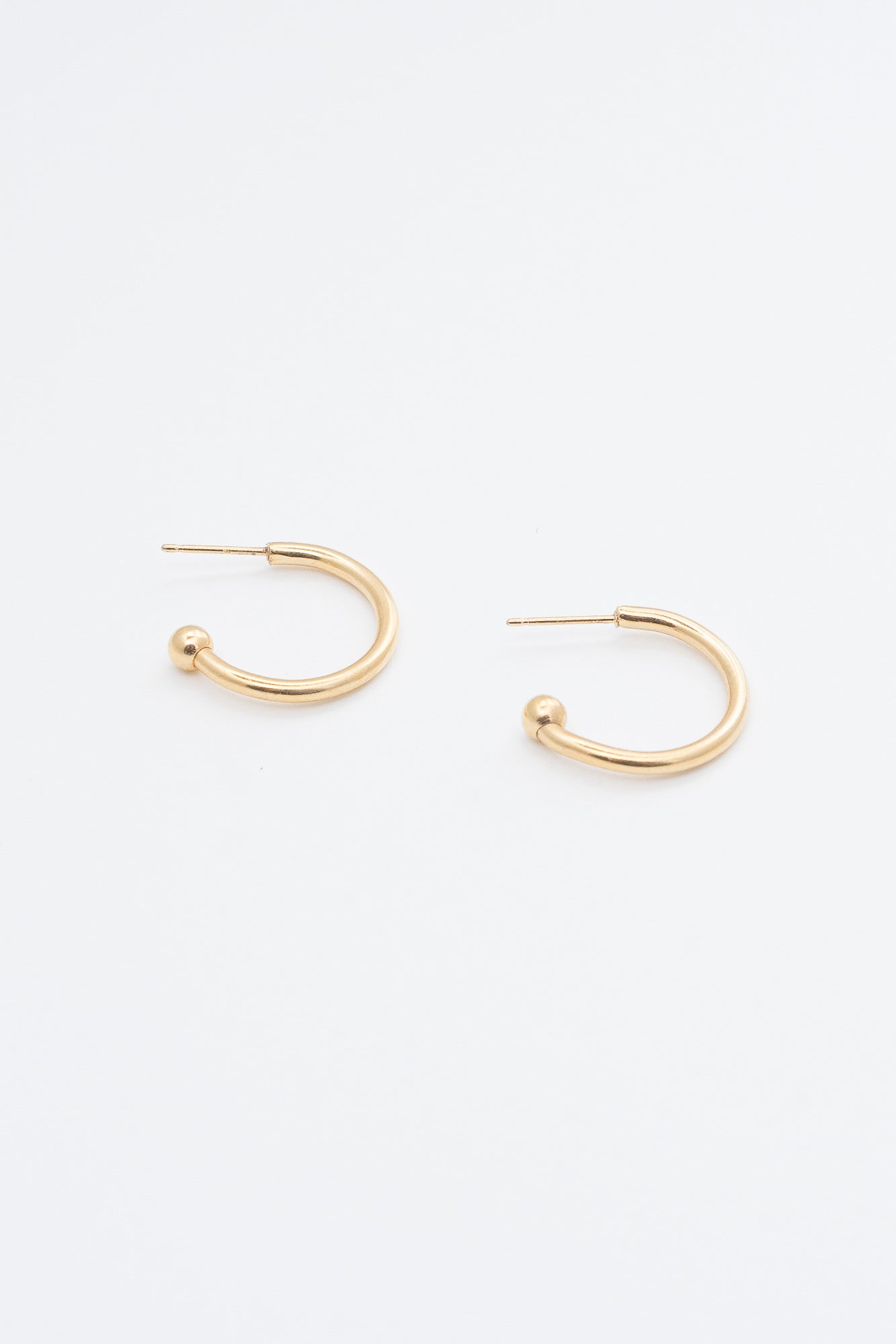 gold hoop earrings