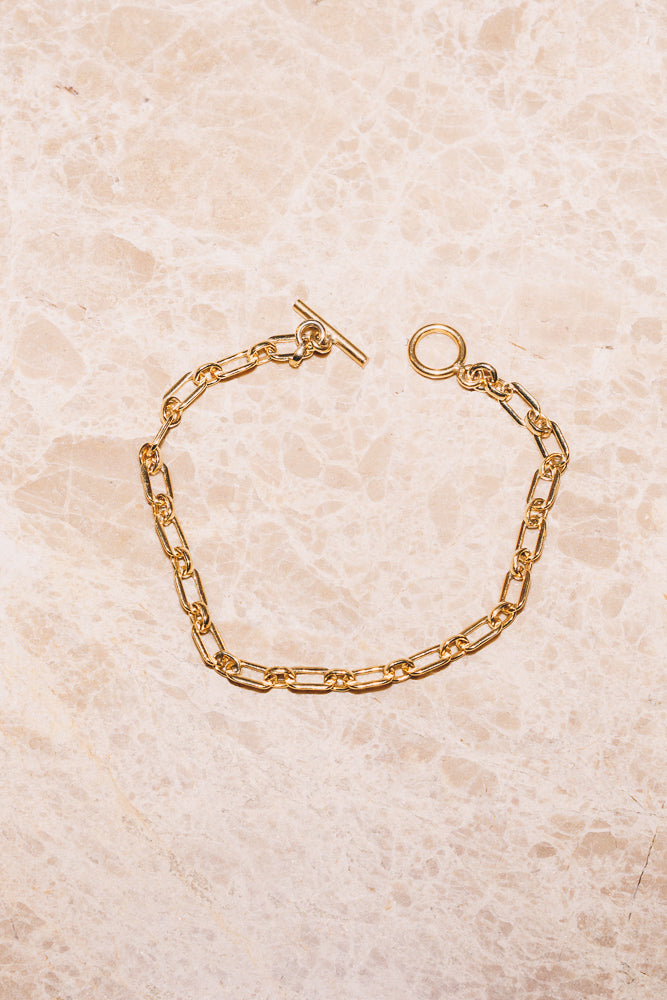 vintage link chain bracelet