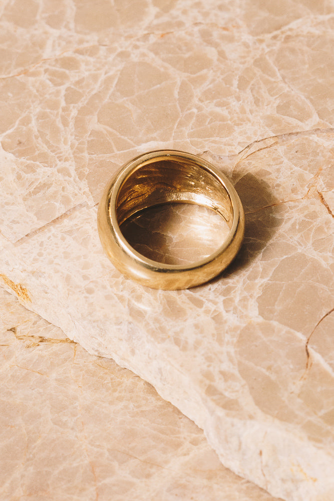 gold dome ring