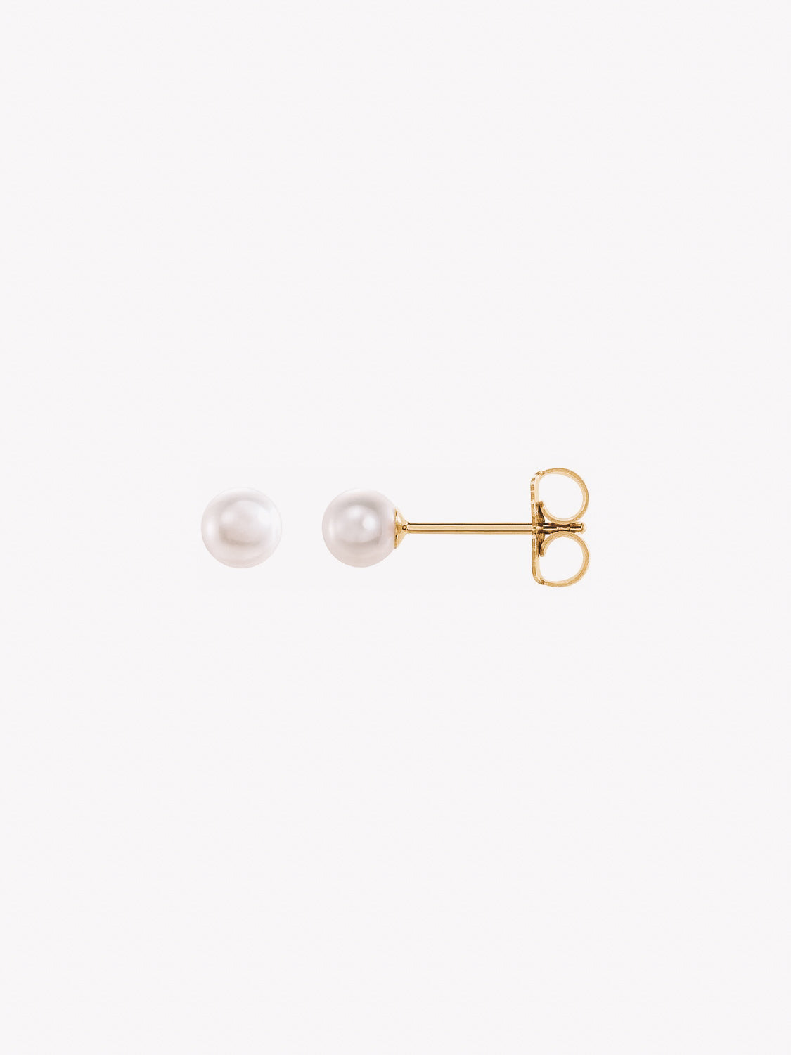 Akoya Pearl Earring Studs | 14K Gold