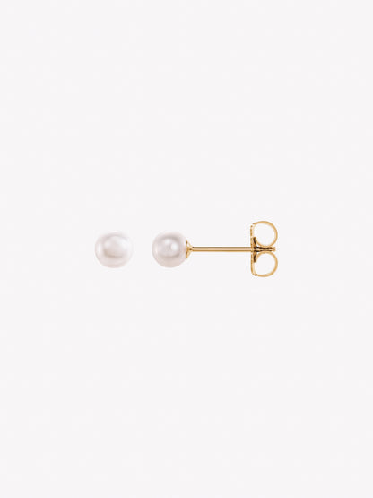 Akoya Pearl Earring Studs | 14K Gold