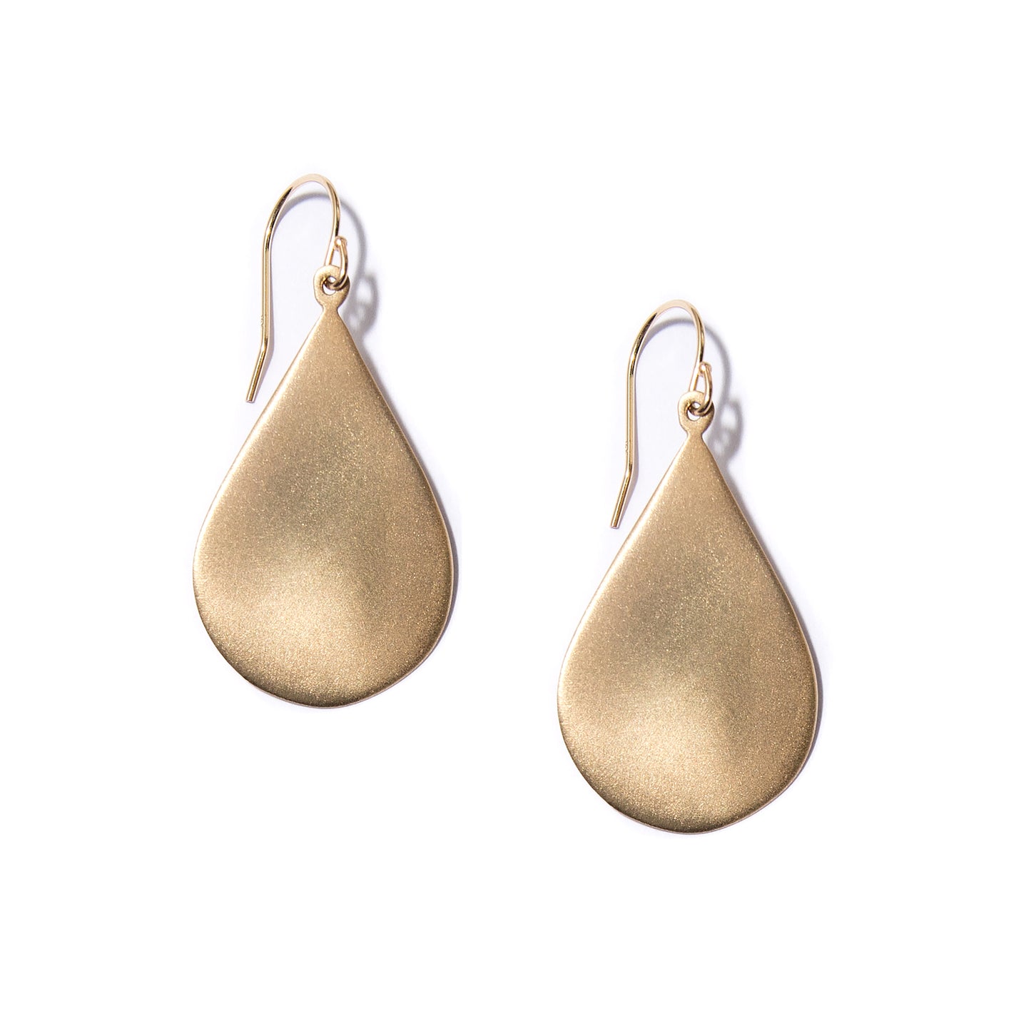 Gold Teardrop Earrings | 14K Gold