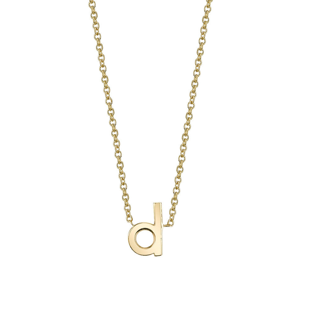 Initial Necklace | 14K Gold