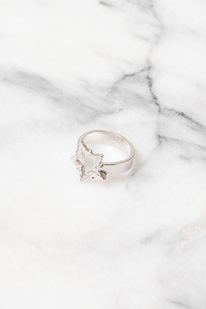 silver star ring