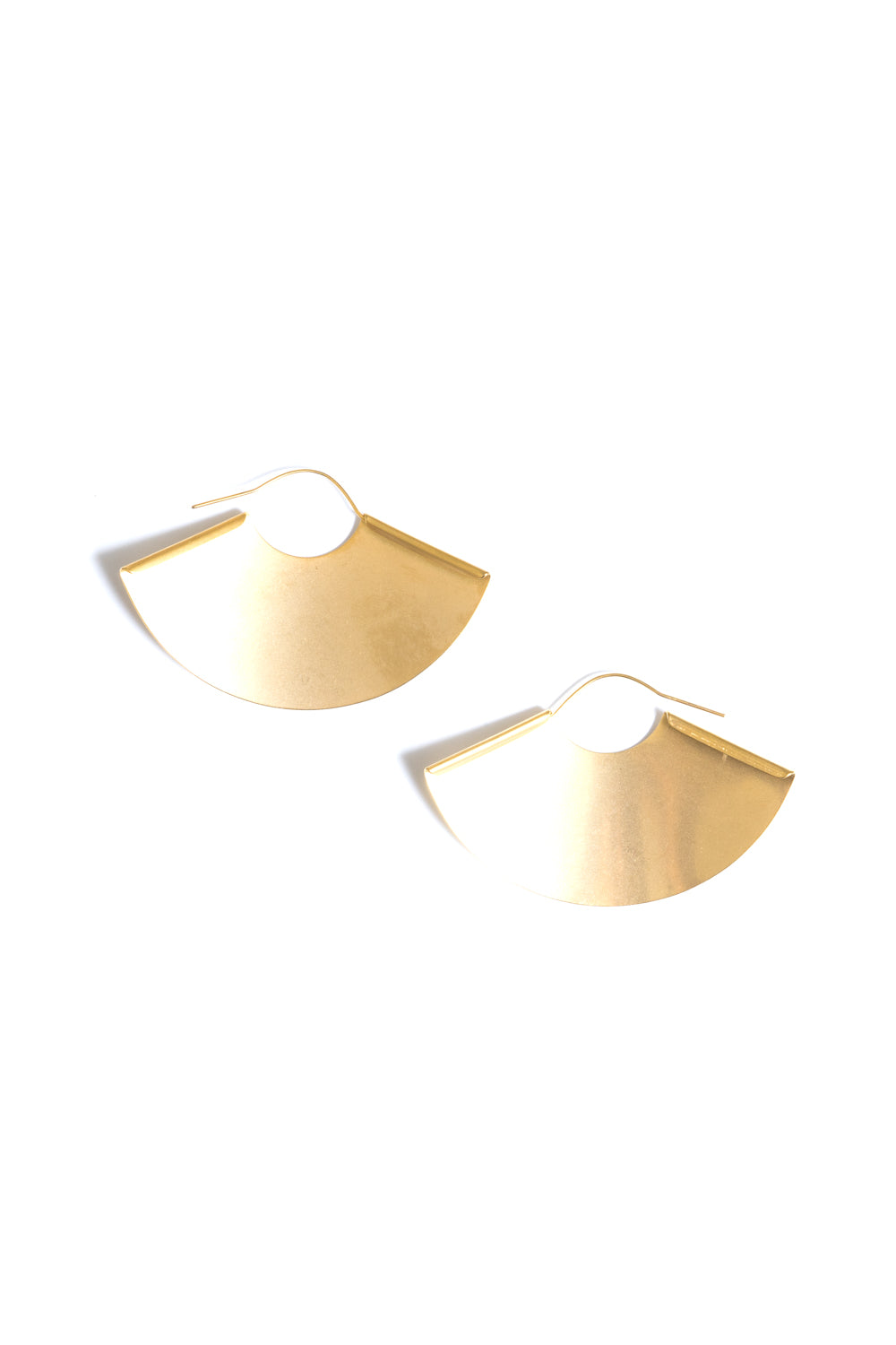 large gold hoop fan earrings janna conner