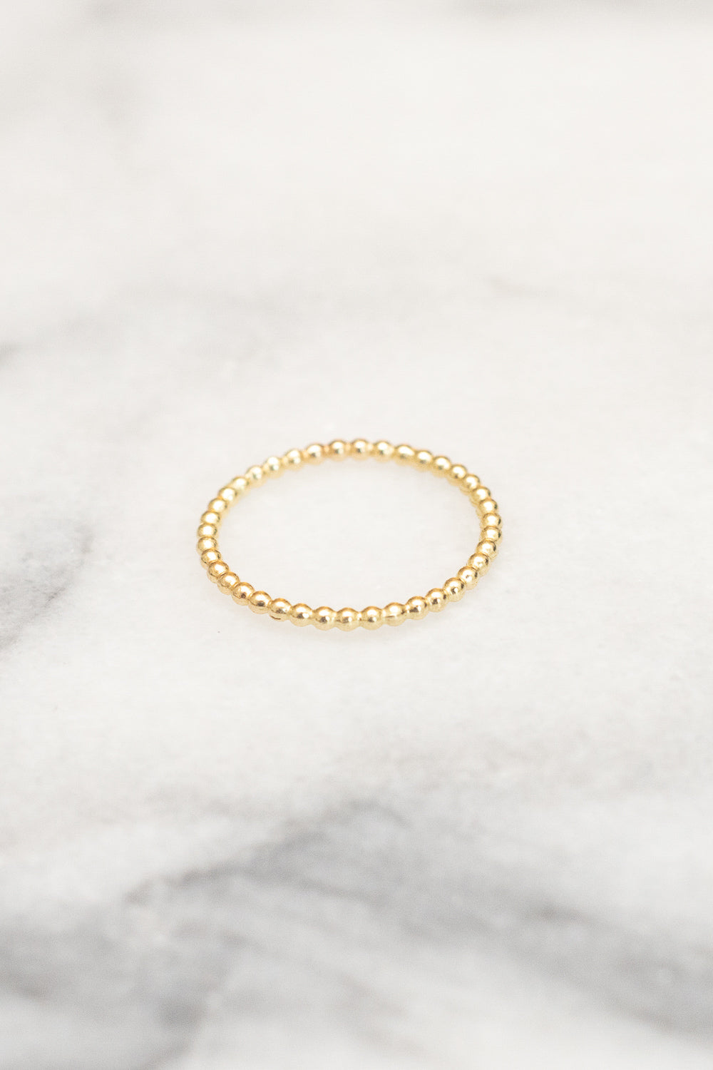 gold minimal stacking ring