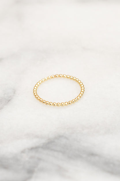 gold minimal stacking ring