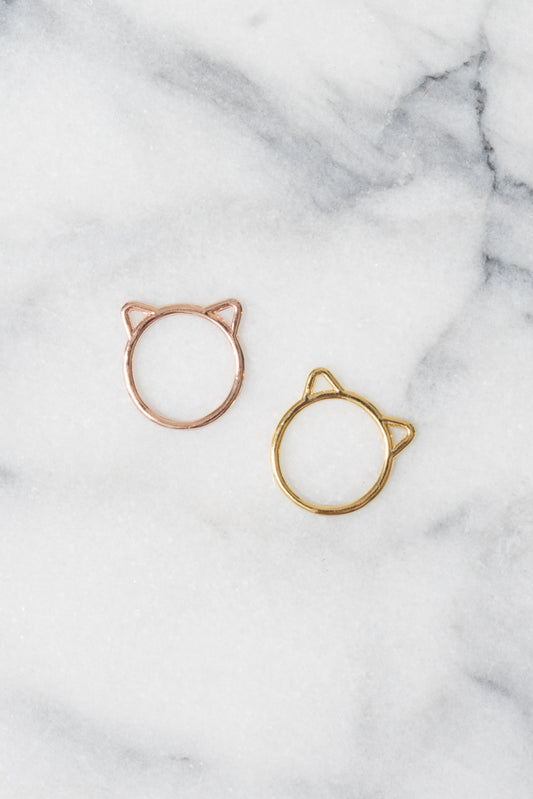 Kitty Ring | 18k Gold Plating