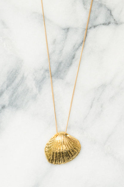 Seashell Necklace | 18k Gold Plating