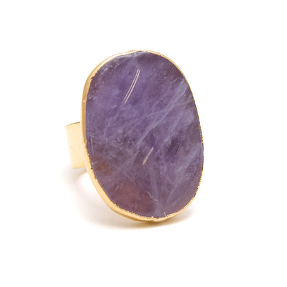 amethyst cocktail ring