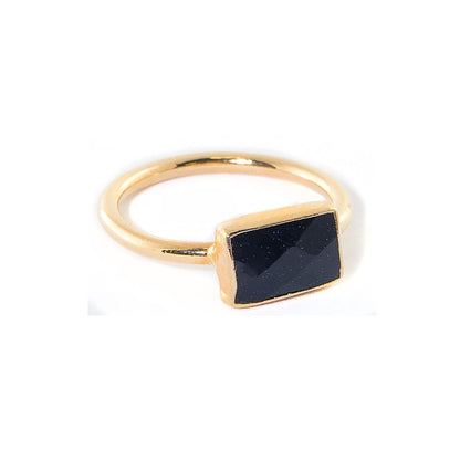 onyx rectangle stacking ring