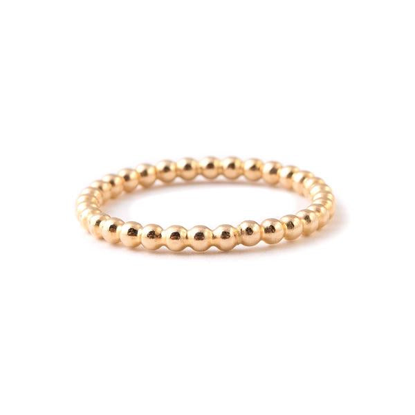 gold stacking ring