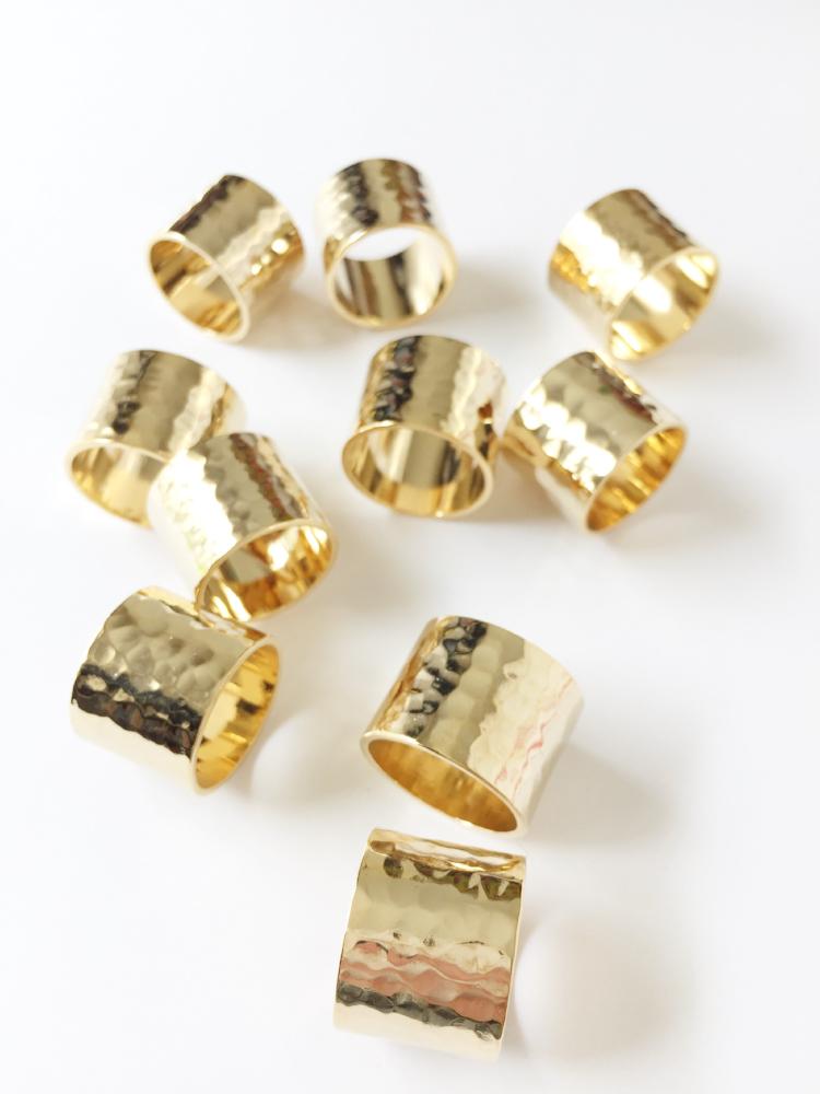 gold cigar band rings